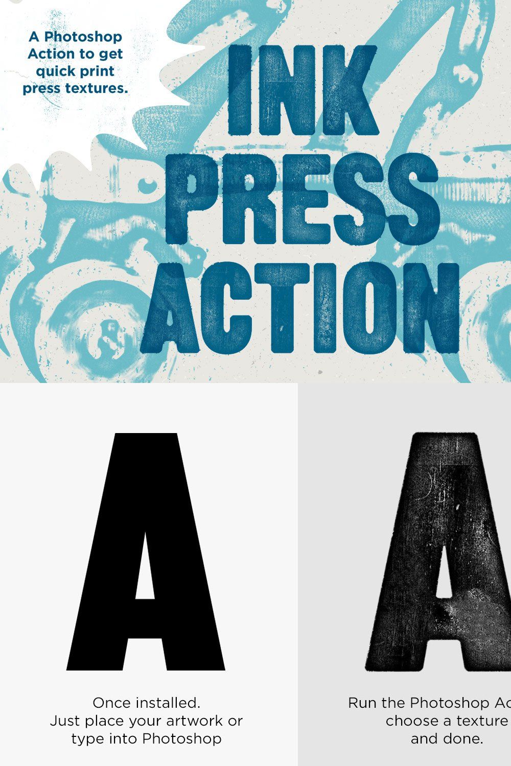 Ink Press Type Action pinterest preview image.