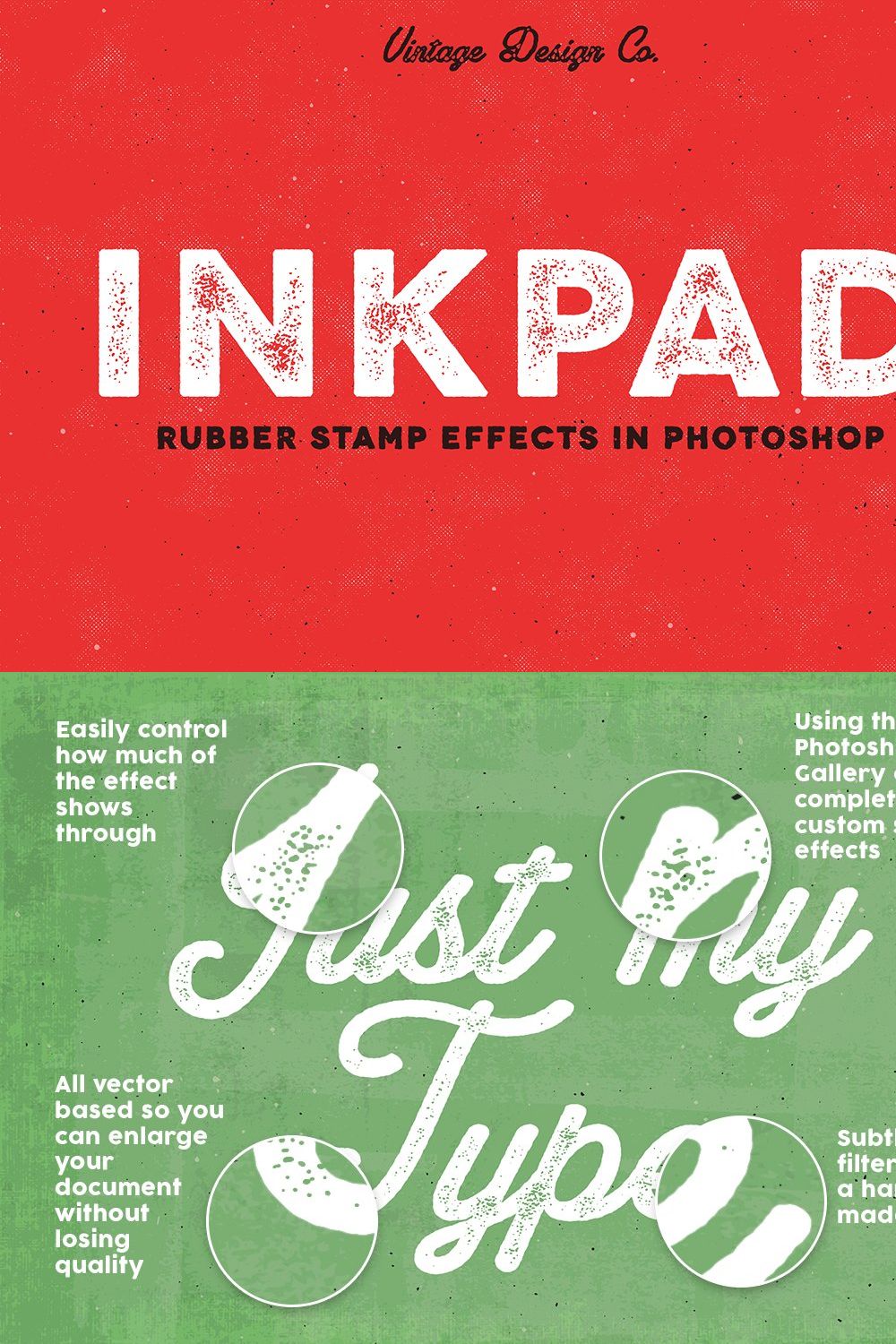 InkPad - Rubber Stamp Effects pinterest preview image.