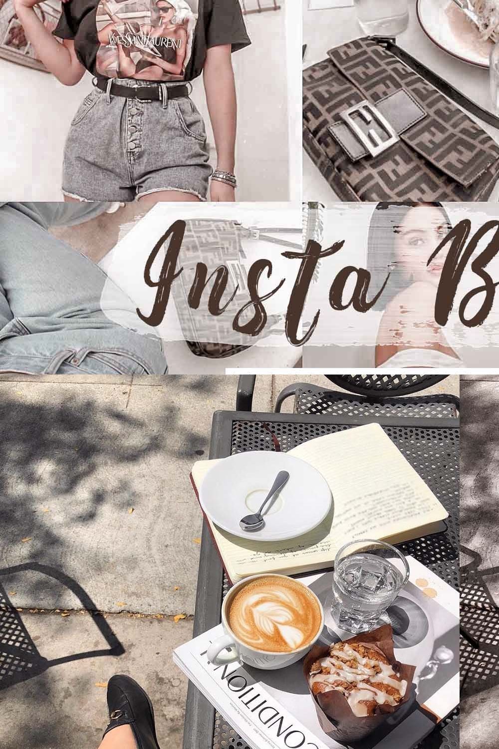 Insta Bright Mobile Lightroom Preset pinterest preview image.