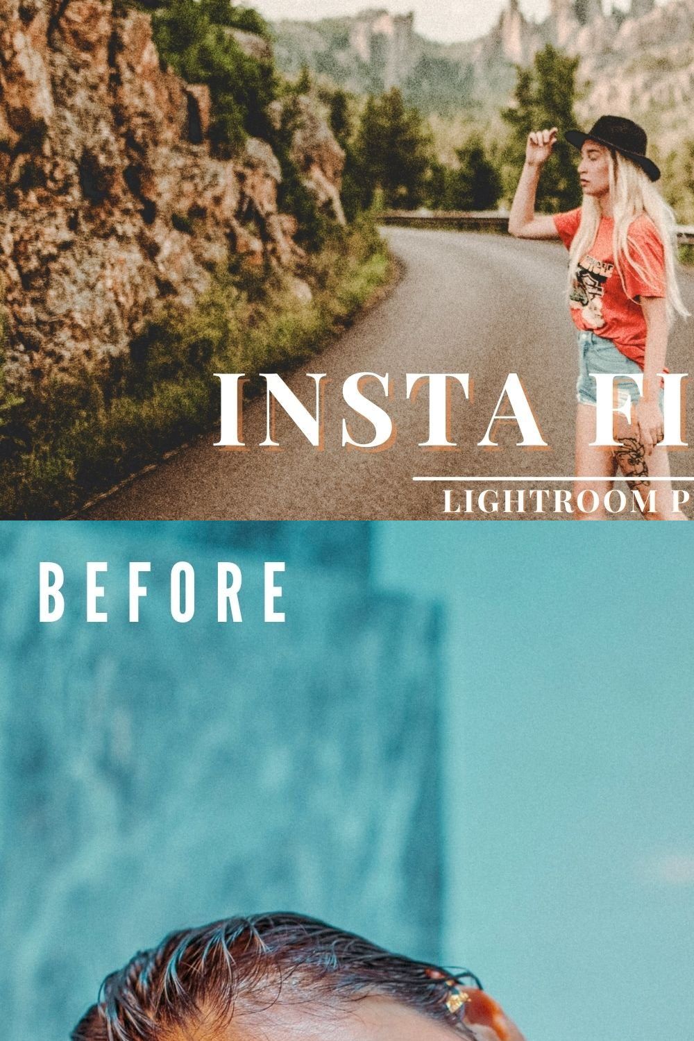 Insta Filters For Lightroom pinterest preview image.