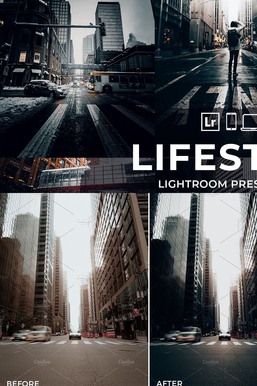 Insta Lifestyle Lightroom Presets pinterest preview image.