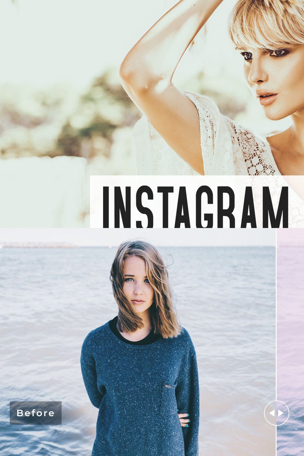 Instagram Blogger Lightroom Presets pinterest preview image.