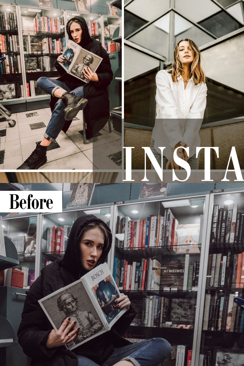 Instagram Lightroom Presets Bundle pinterest preview image.