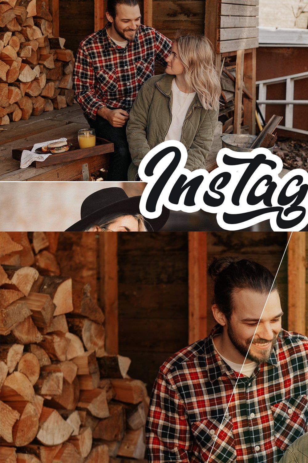 Instagram Photoshop Actions pinterest preview image.