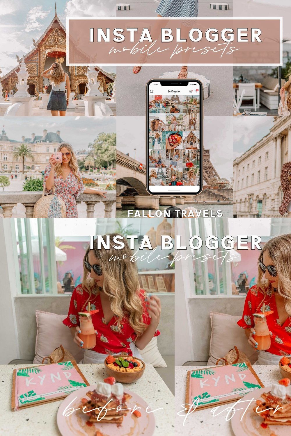 Instagram Presets Lightroom Mobile pinterest preview image.