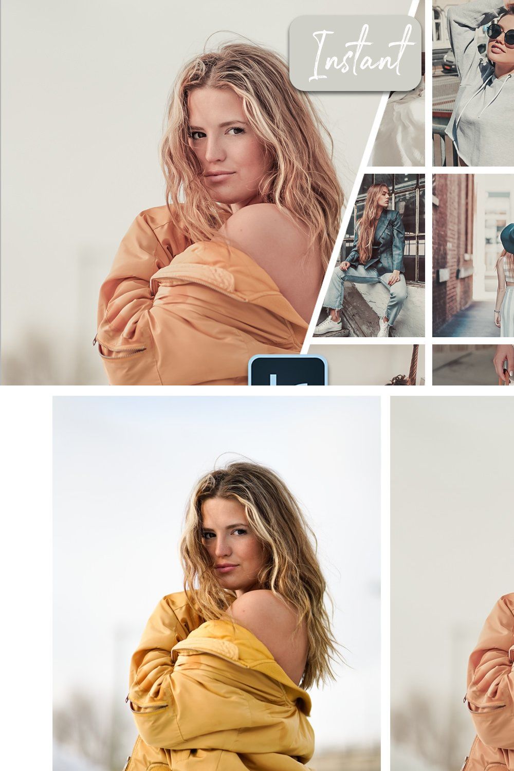 Instant Lightroom Presets pinterest preview image.