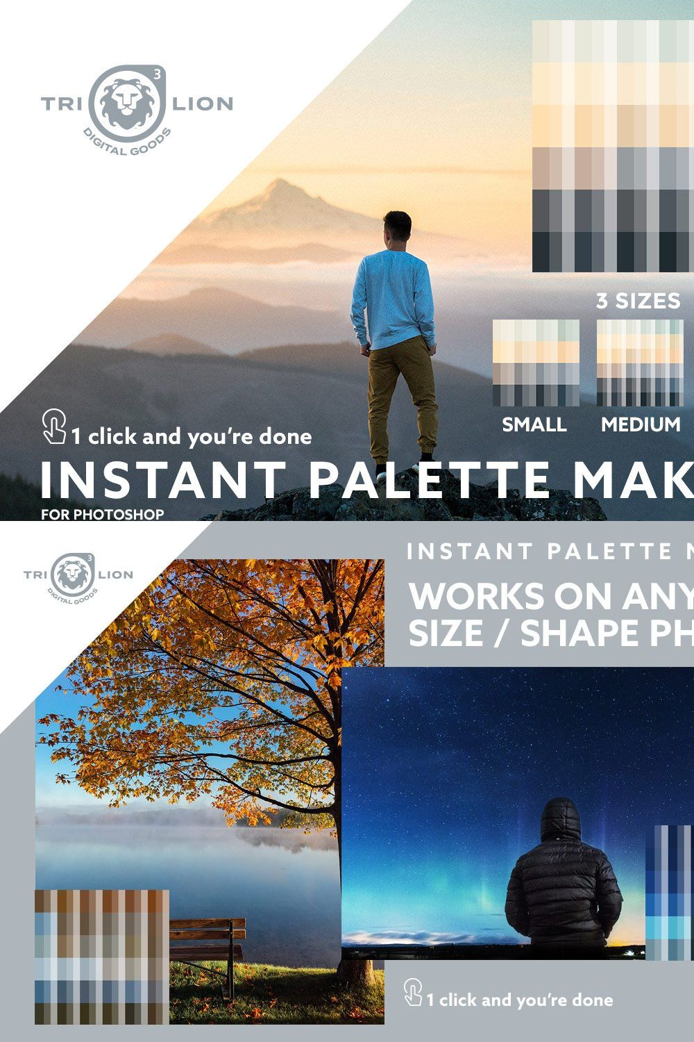 Instant Palette Maker pinterest preview image.