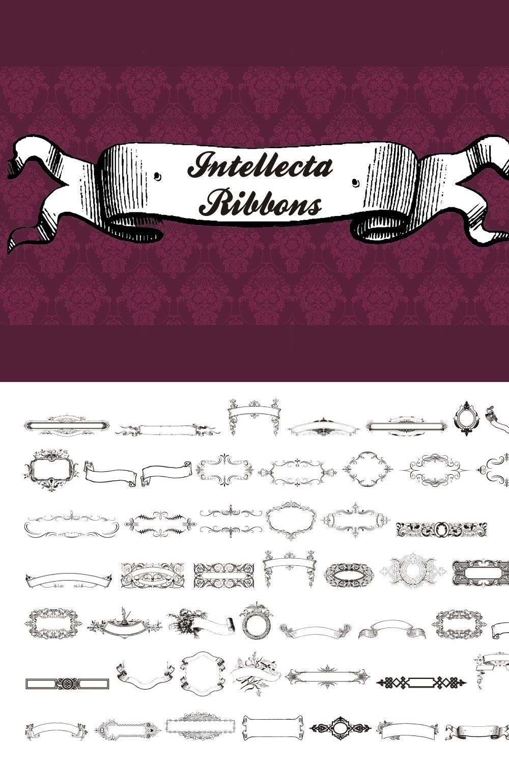 Intellecta Ribbons pinterest preview image.