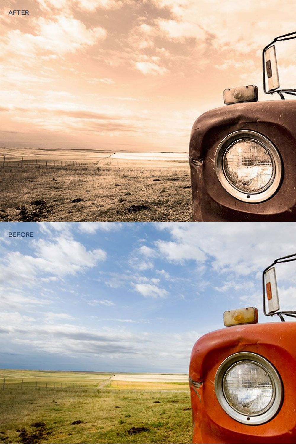 Intensify Photoshop Actions pinterest preview image.