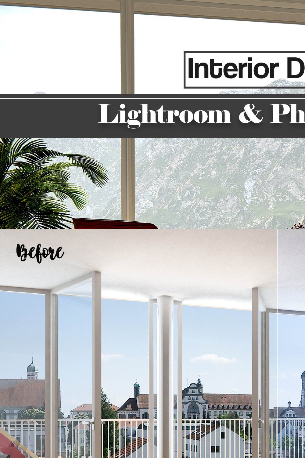 Interior Lightroom & ACR Presets pinterest preview image.