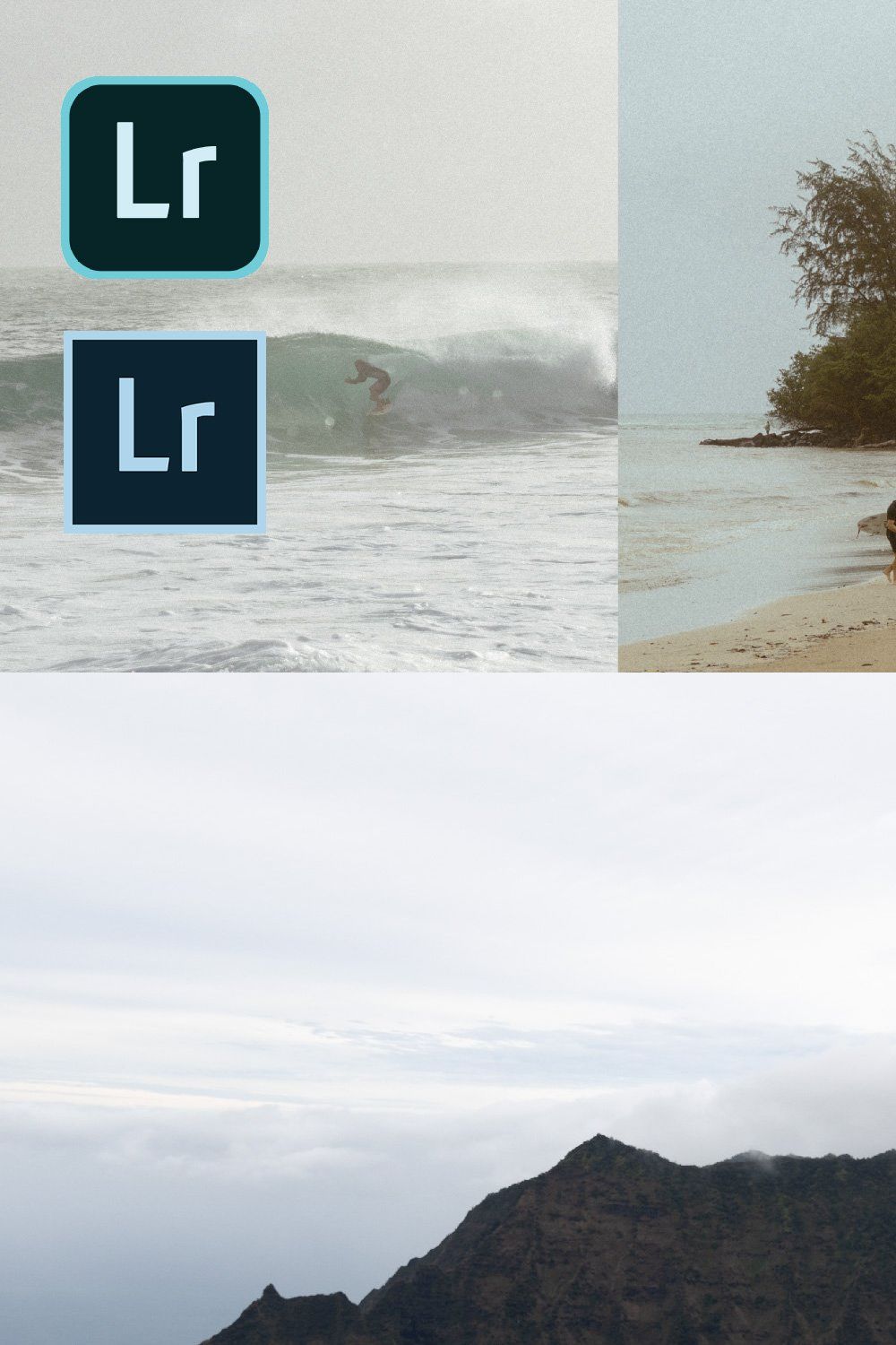 Island Film Lightroom presets pinterest preview image.