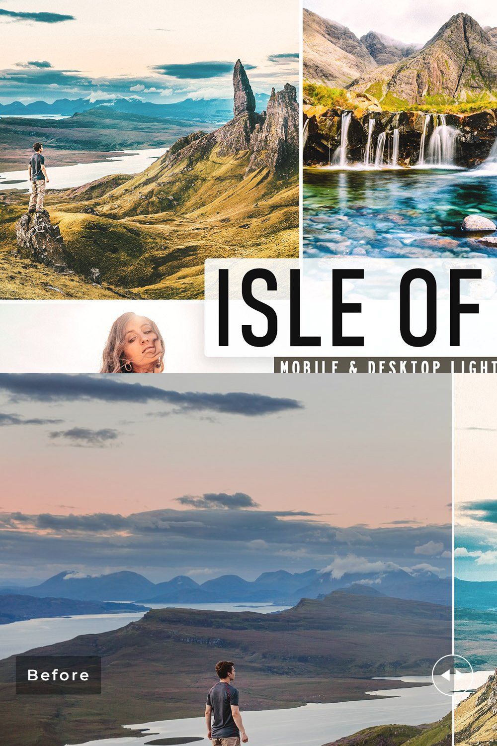 Isle of Skye Pro Lightroom Presets pinterest preview image.