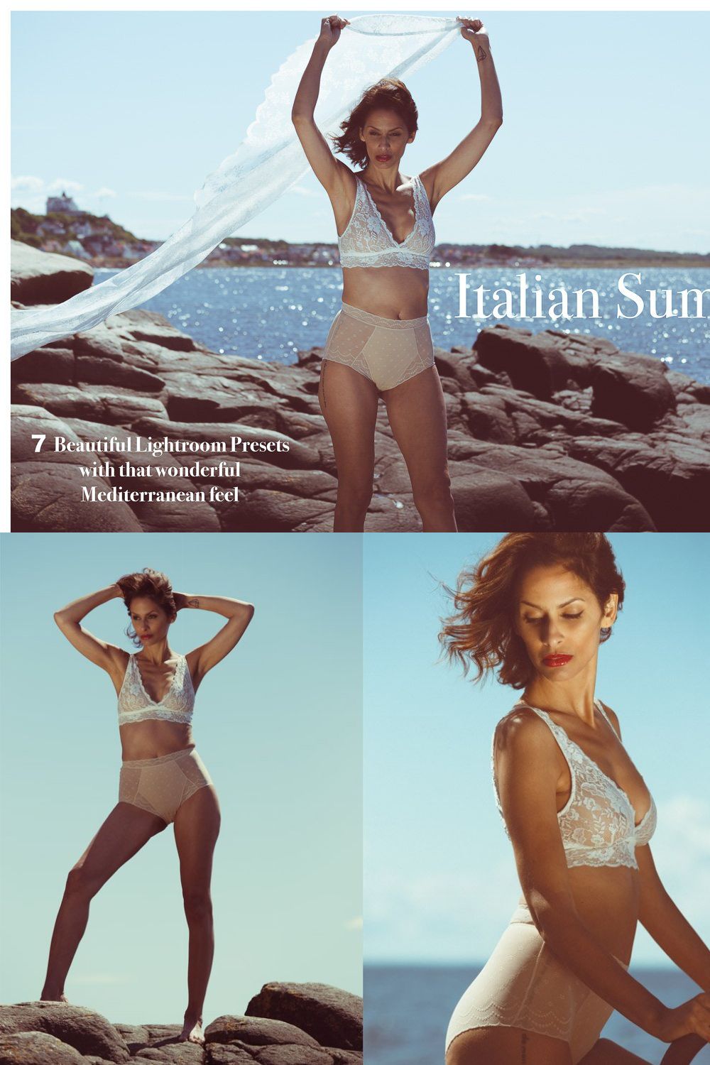 Italian Summer Presets pinterest preview image.