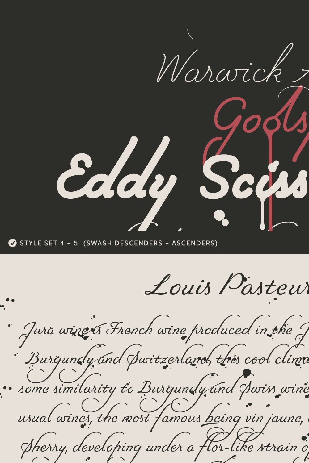 Italix - Script Font Family pinterest preview image.