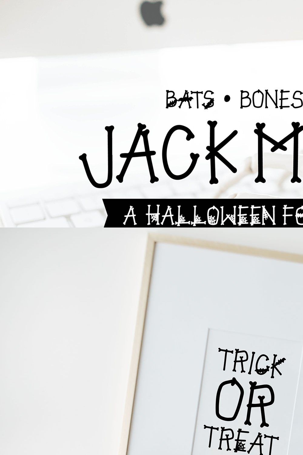 JACK MYERS Halloween Font Family pinterest preview image.