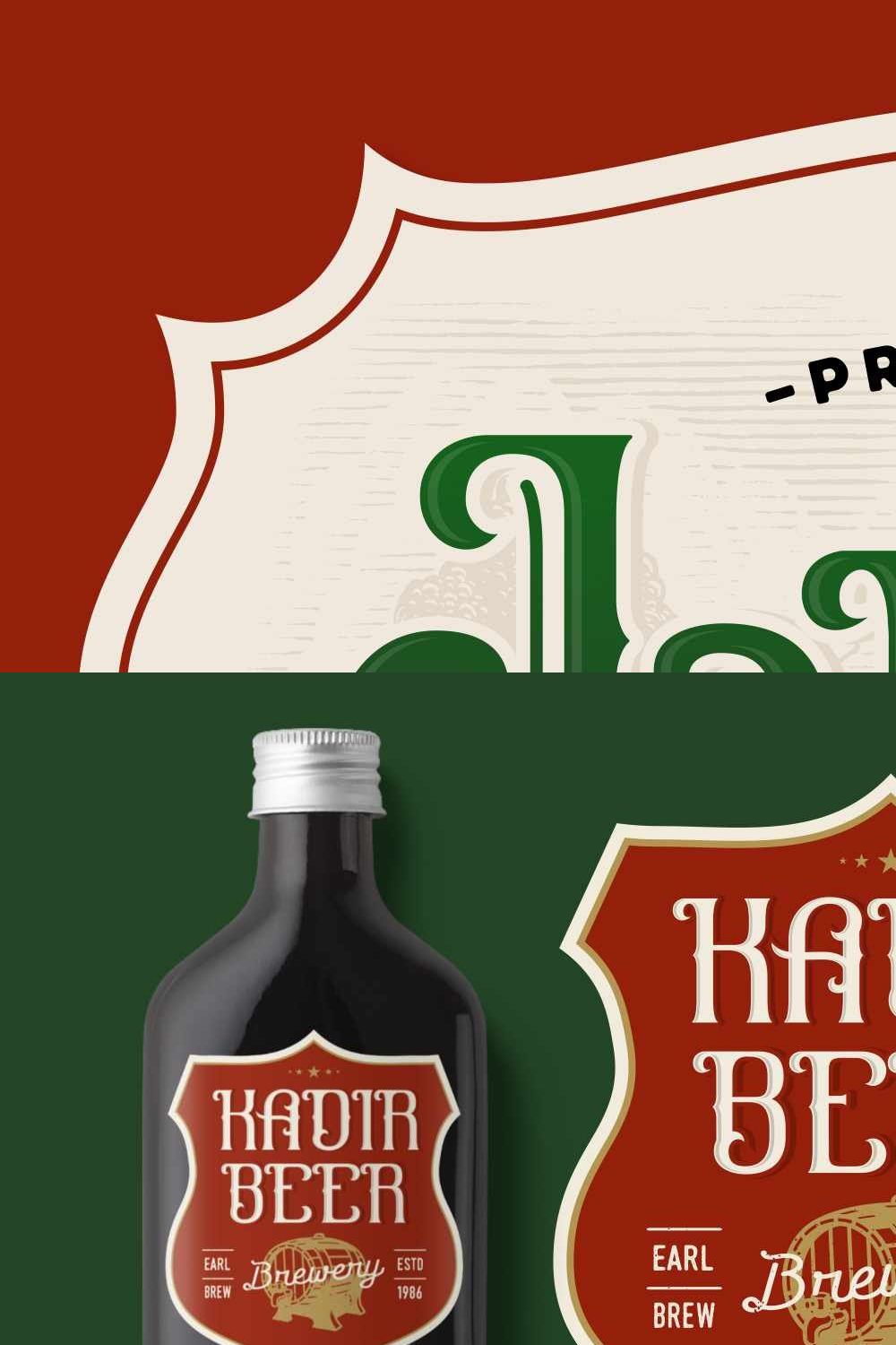 Jaholke - Vintage Typography Design pinterest preview image.