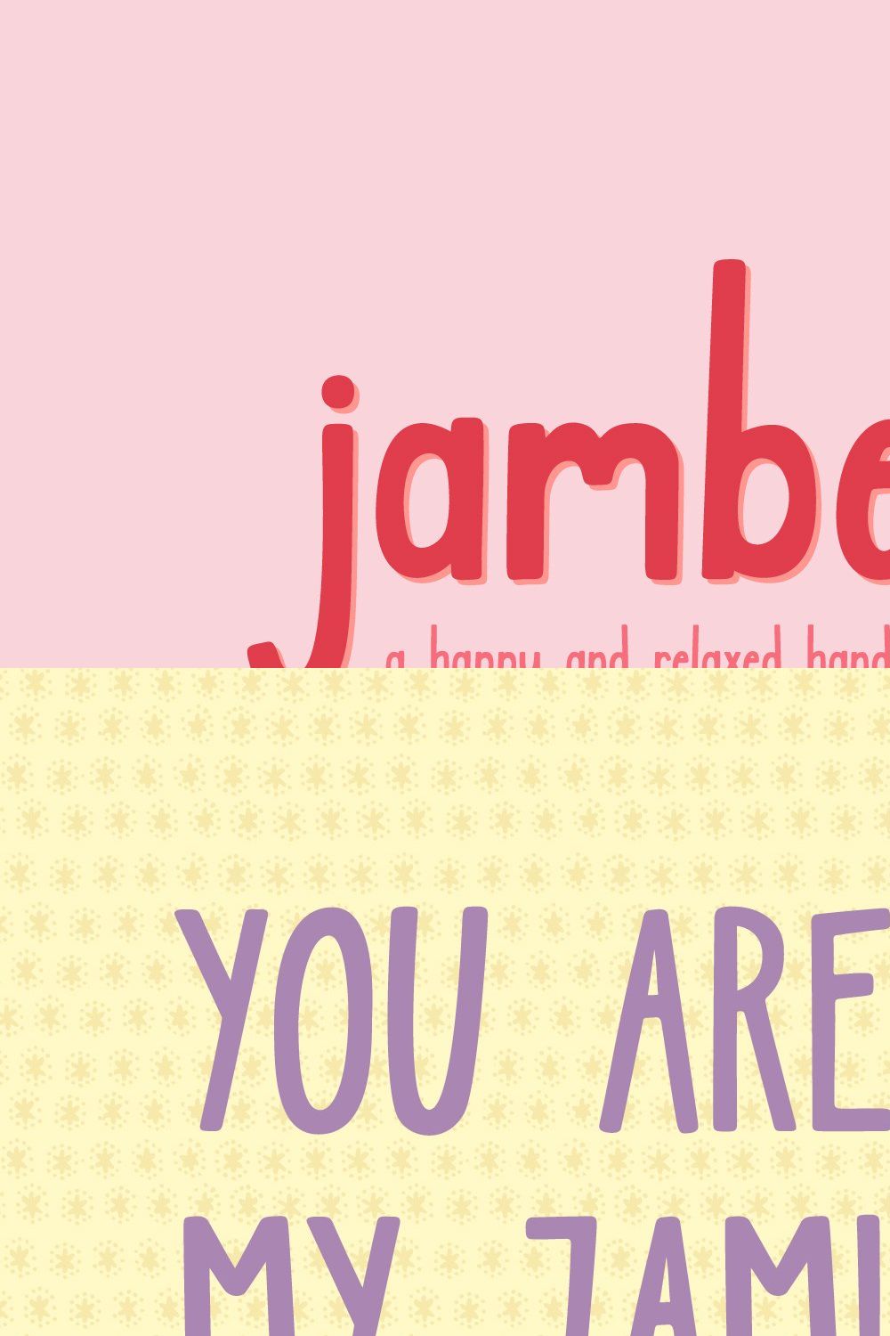 Jamberry Font pinterest preview image.