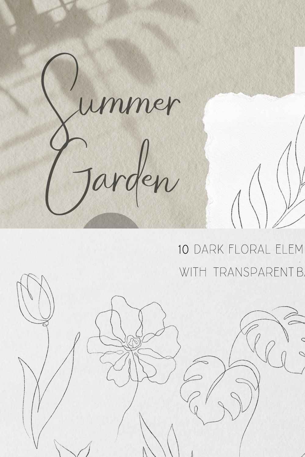 jardin d'été animation | overlays pinterest preview image.