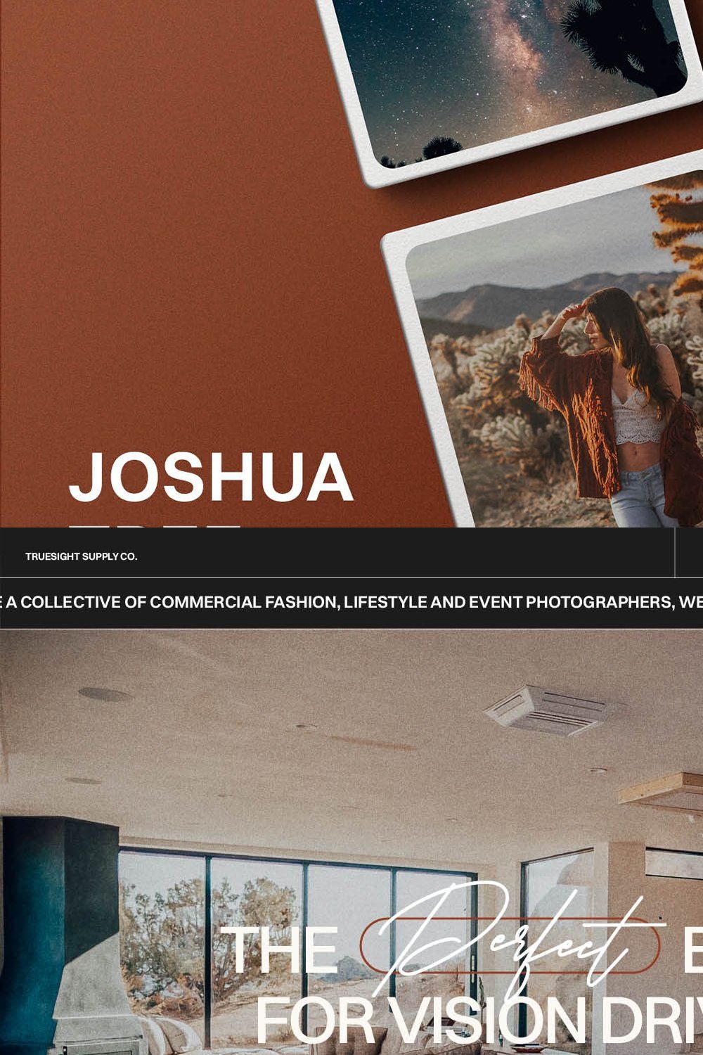 Joshua Tree - Lightroom Presets pinterest preview image.