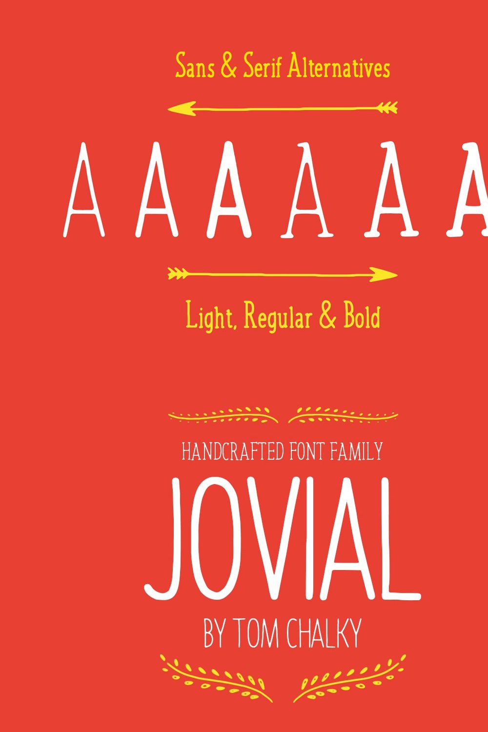 Jovial Font Family + Bonus Elements! pinterest preview image.