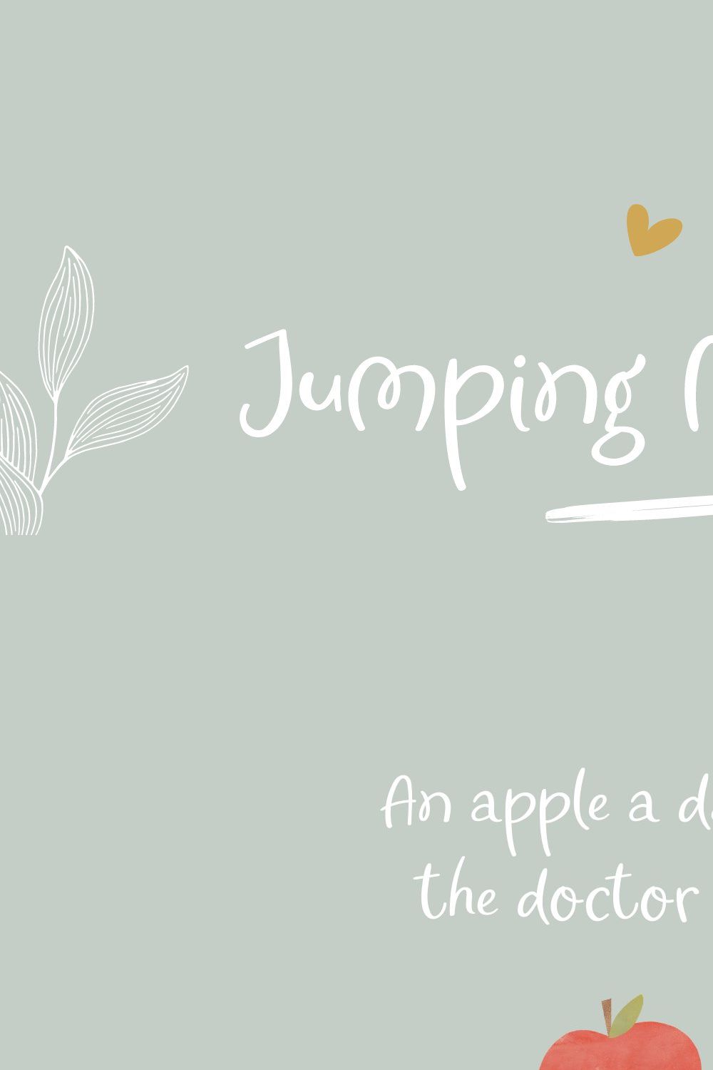 Jumping Margot pinterest preview image.