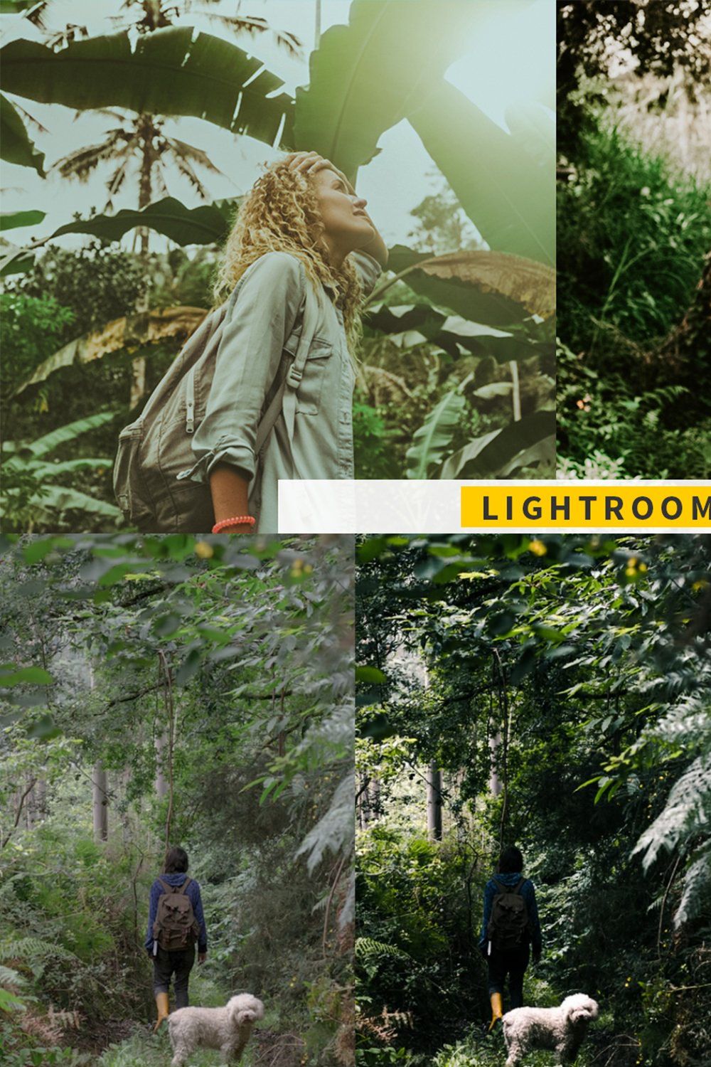 Jungle Lightroom Presets pinterest preview image.