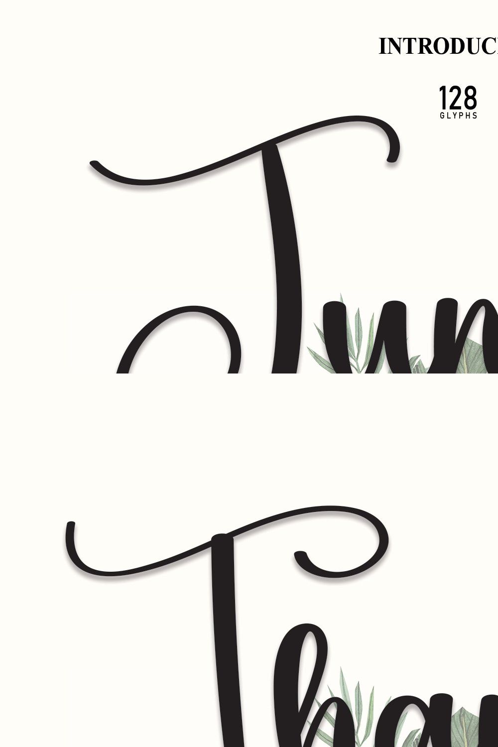 Jungle | Script Font pinterest preview image.