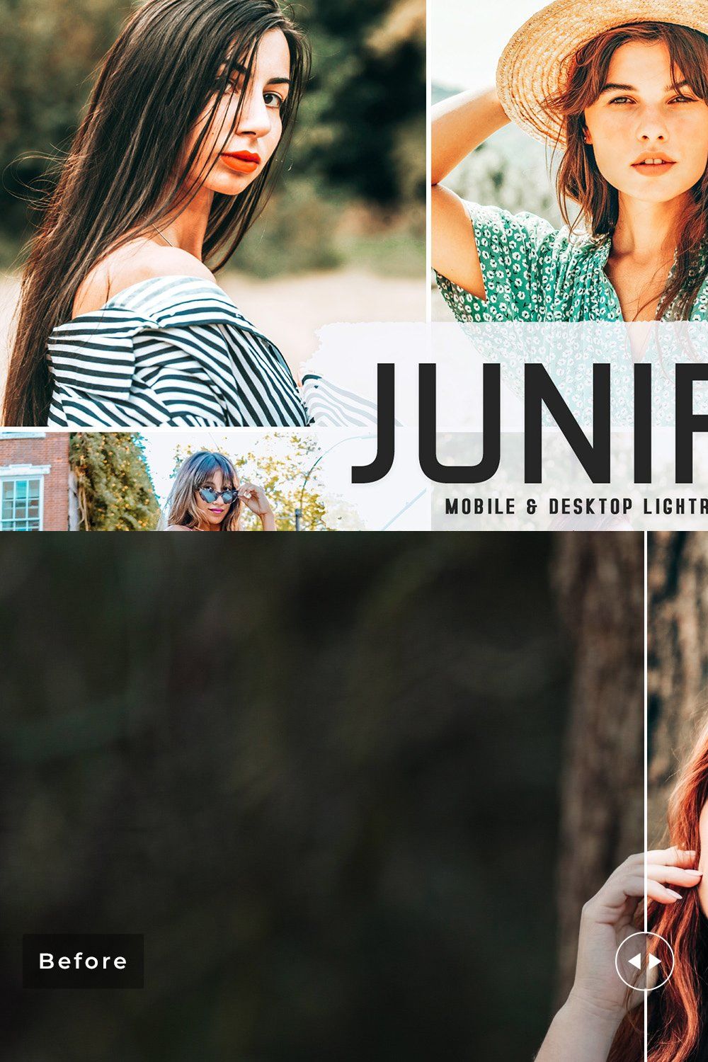 Juniper Pro Lightroom Presets pinterest preview image.