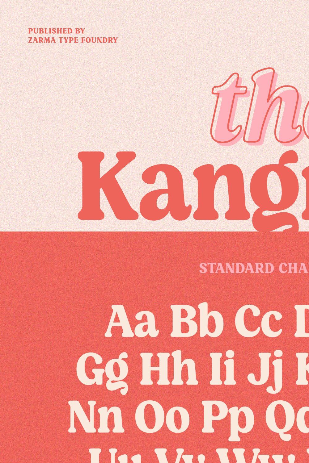 Kangmas - Nostalgic Retro Serif Font pinterest preview image.