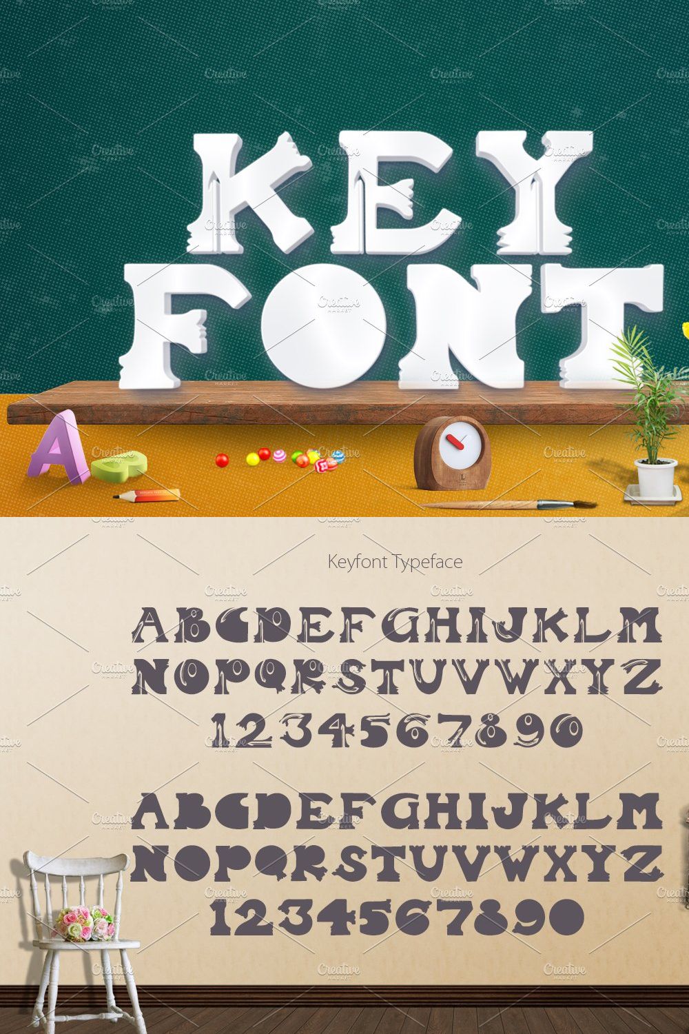 Keyfont pinterest preview image.