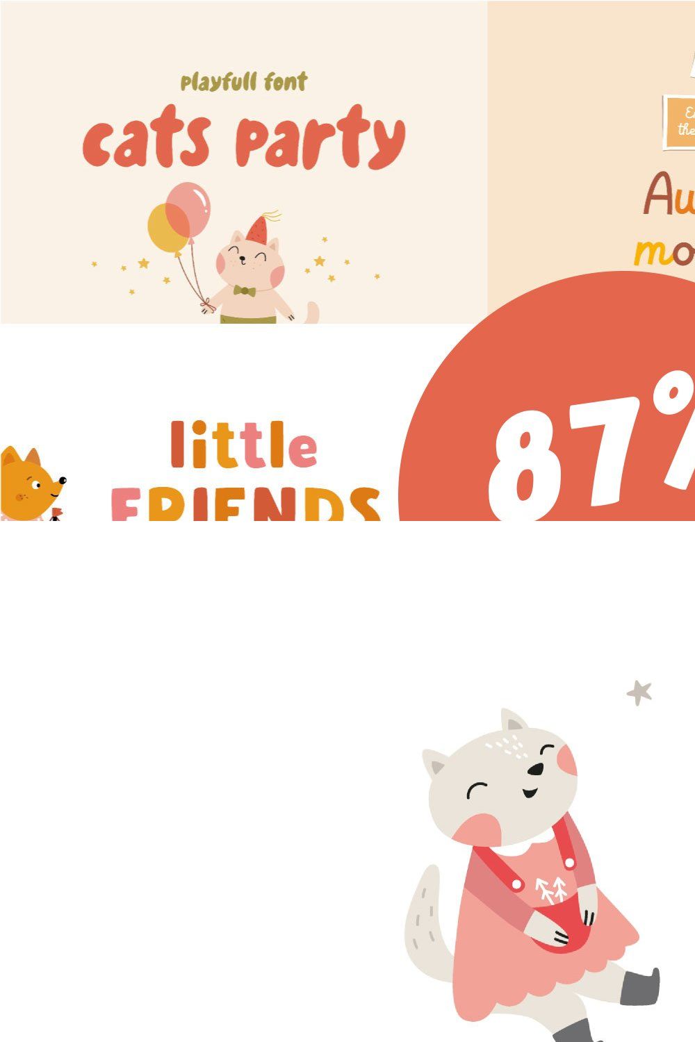 Kids Font BUNDLE | 87% Off pinterest preview image.