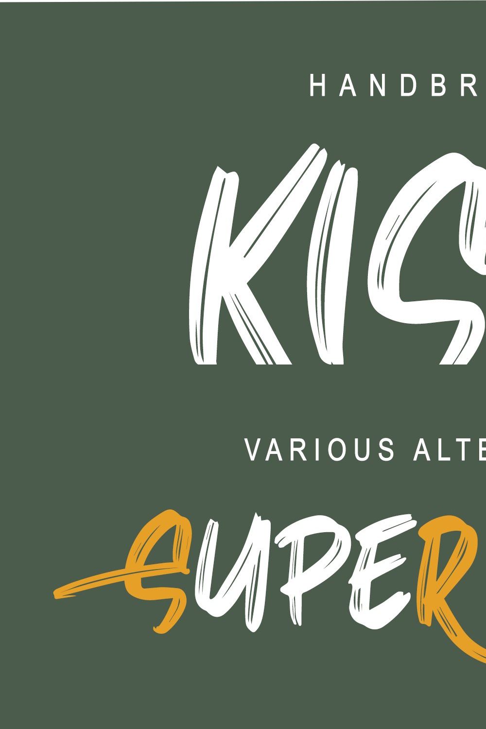 Kisser | Natural Stroke Brush pinterest preview image.