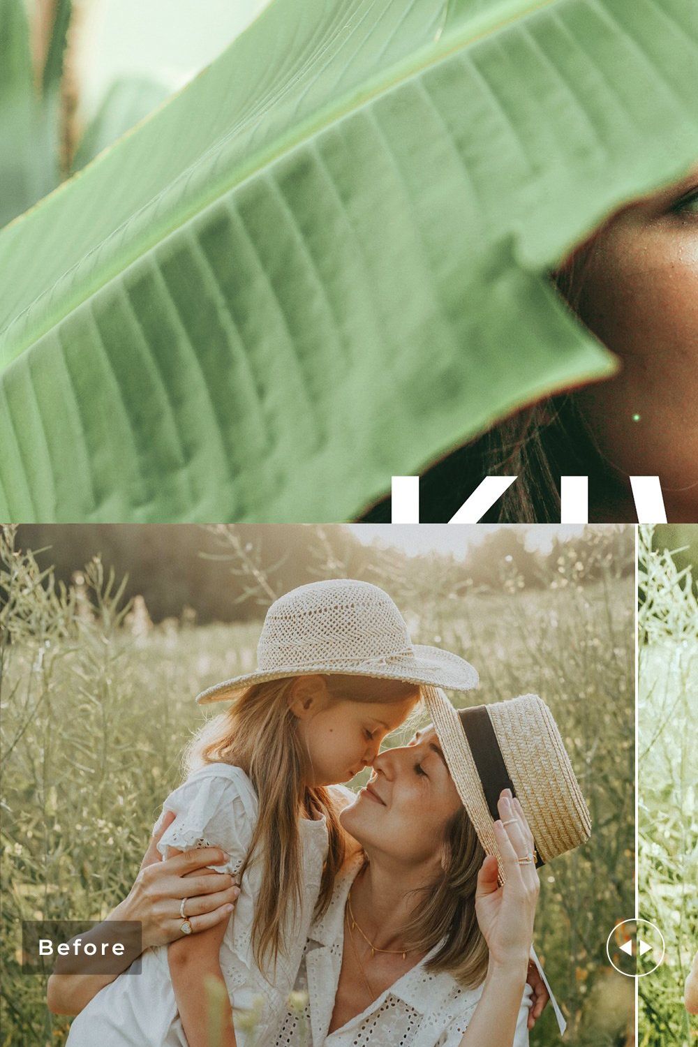 Kiwi Pro Lightroom Presets pinterest preview image.