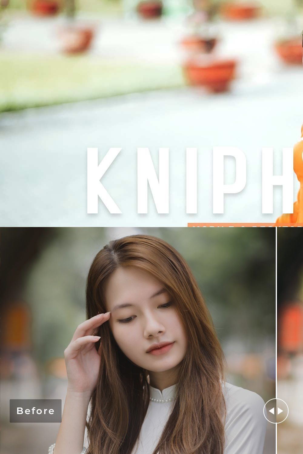 Kniphofia Pro Lightroom Presets pinterest preview image.