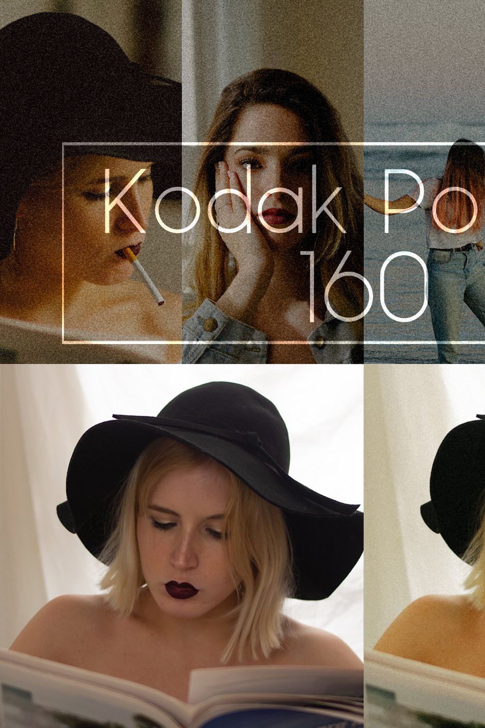 Kodak Portra 160 Bundle - PS & LR pinterest preview image.