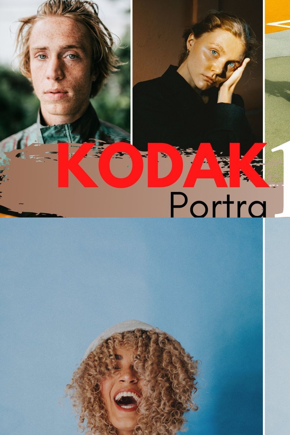 Kodak Portra 160 Lightroom Presets pinterest preview image.