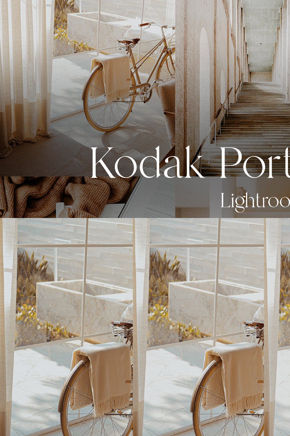 Kodak Portra 160 V2 — Lightroom pinterest preview image.