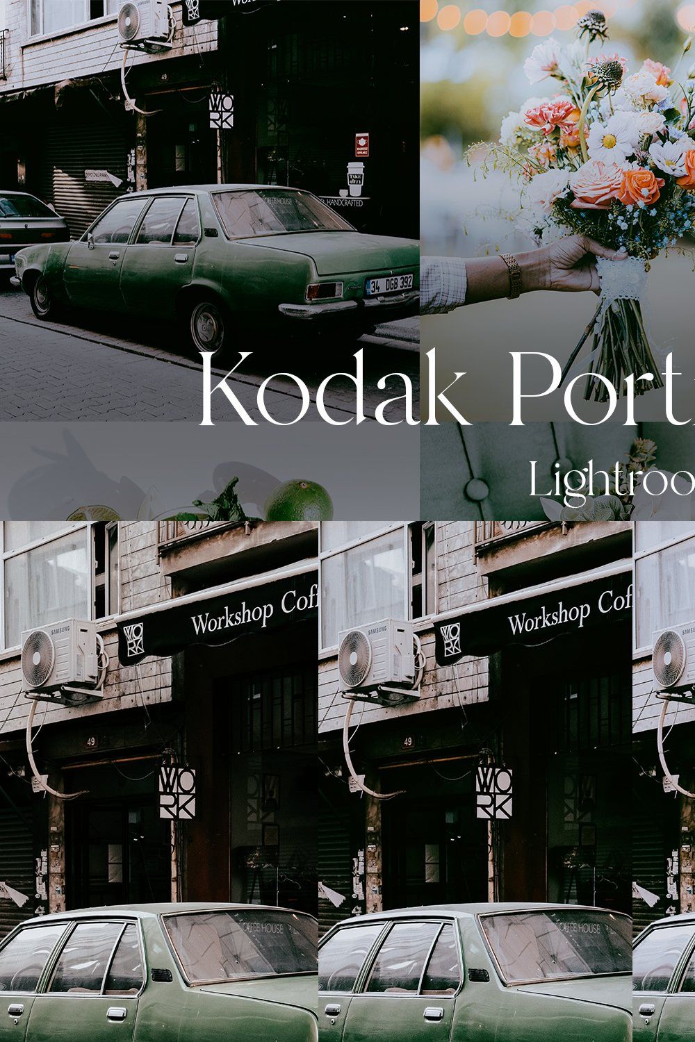 Kodak Portra 400 V2 — Lightroom pinterest preview image.