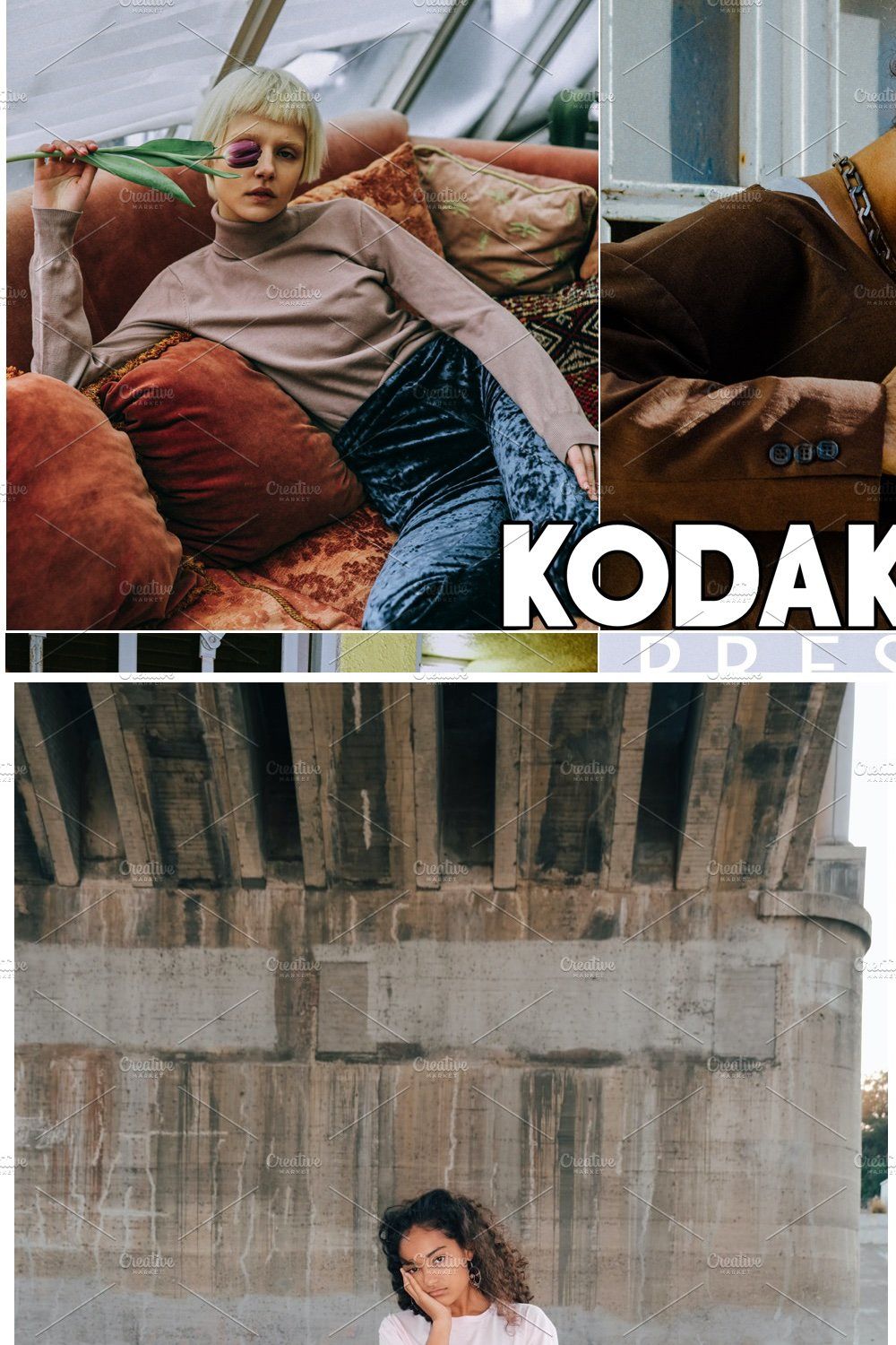 KODAK PORTRA LIGHTROOM PRESETS pinterest preview image.