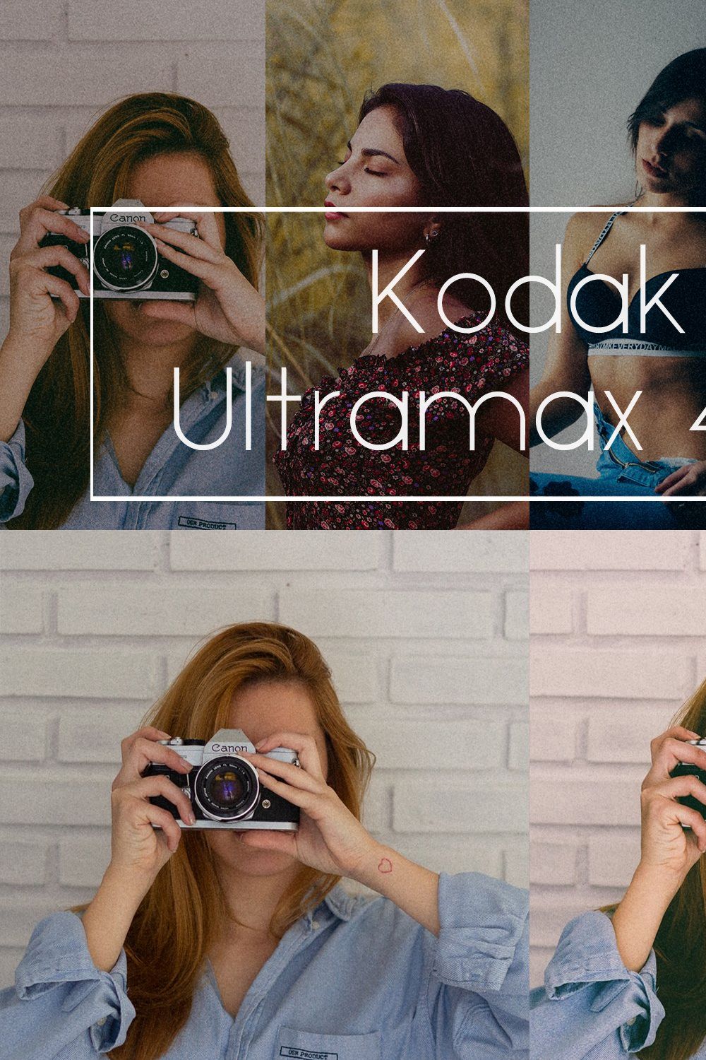 Kodak Ultramax 400 Bundle - PS & LR pinterest preview image.