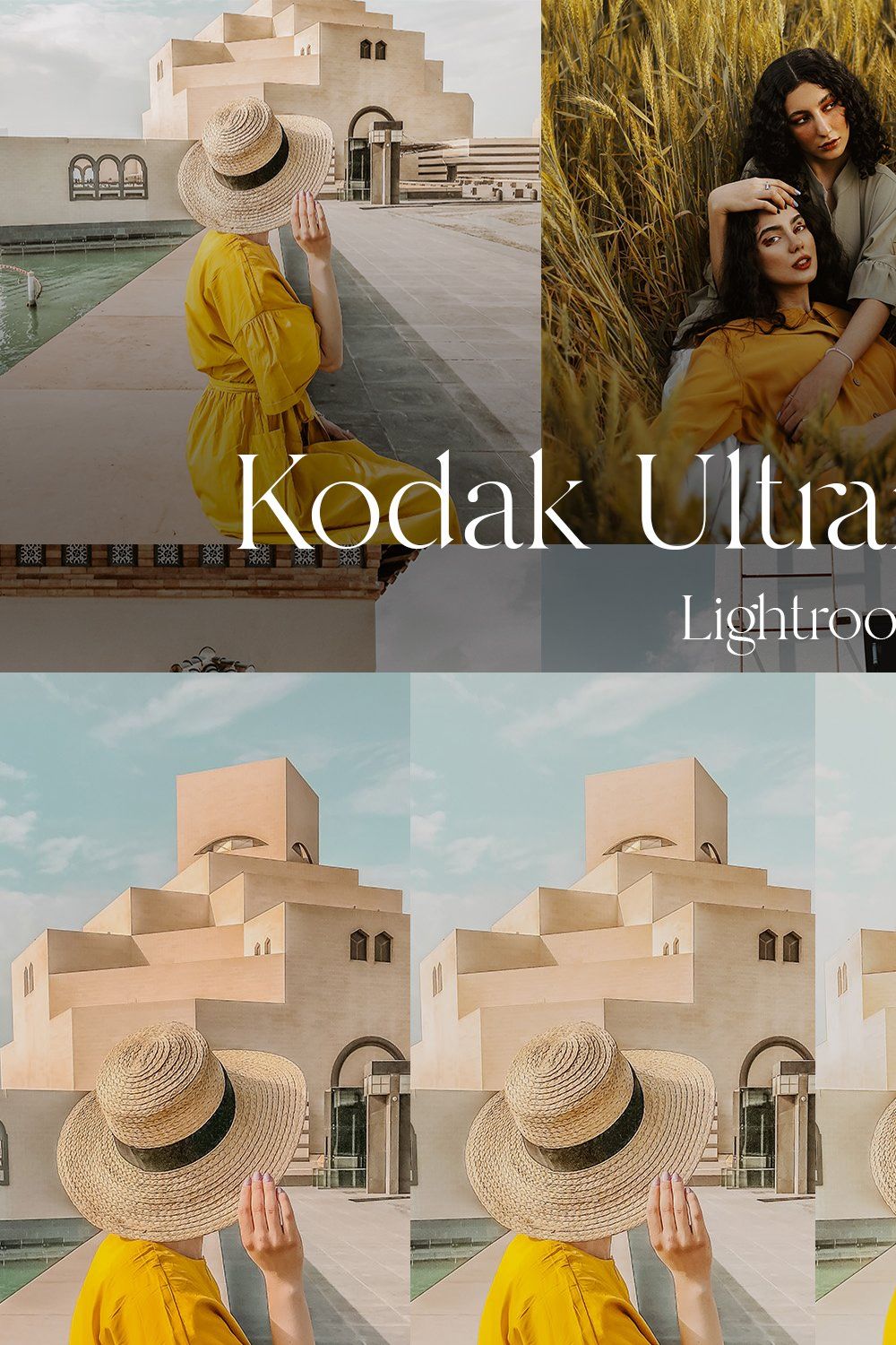 Kodak Ultramax 400 — Lightroom pinterest preview image.