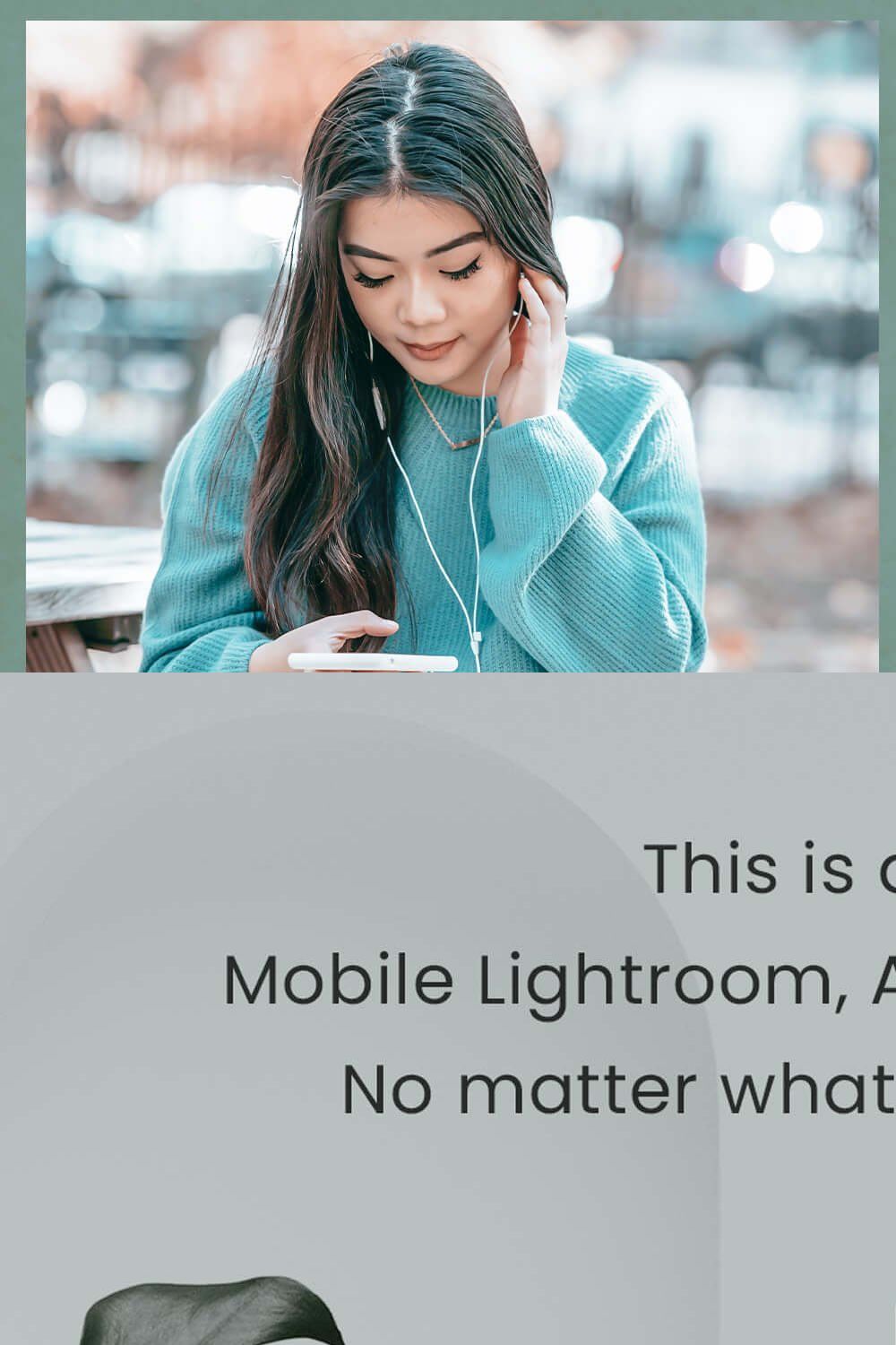 Korean Lightroom Presets pinterest preview image.