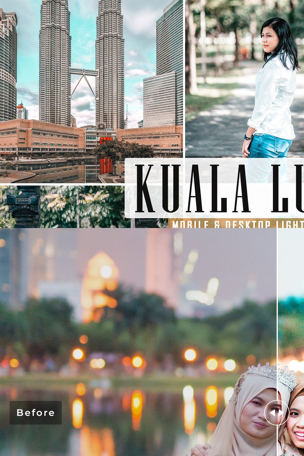 Kuala Lumpur Pro Lightroom Presets pinterest preview image.