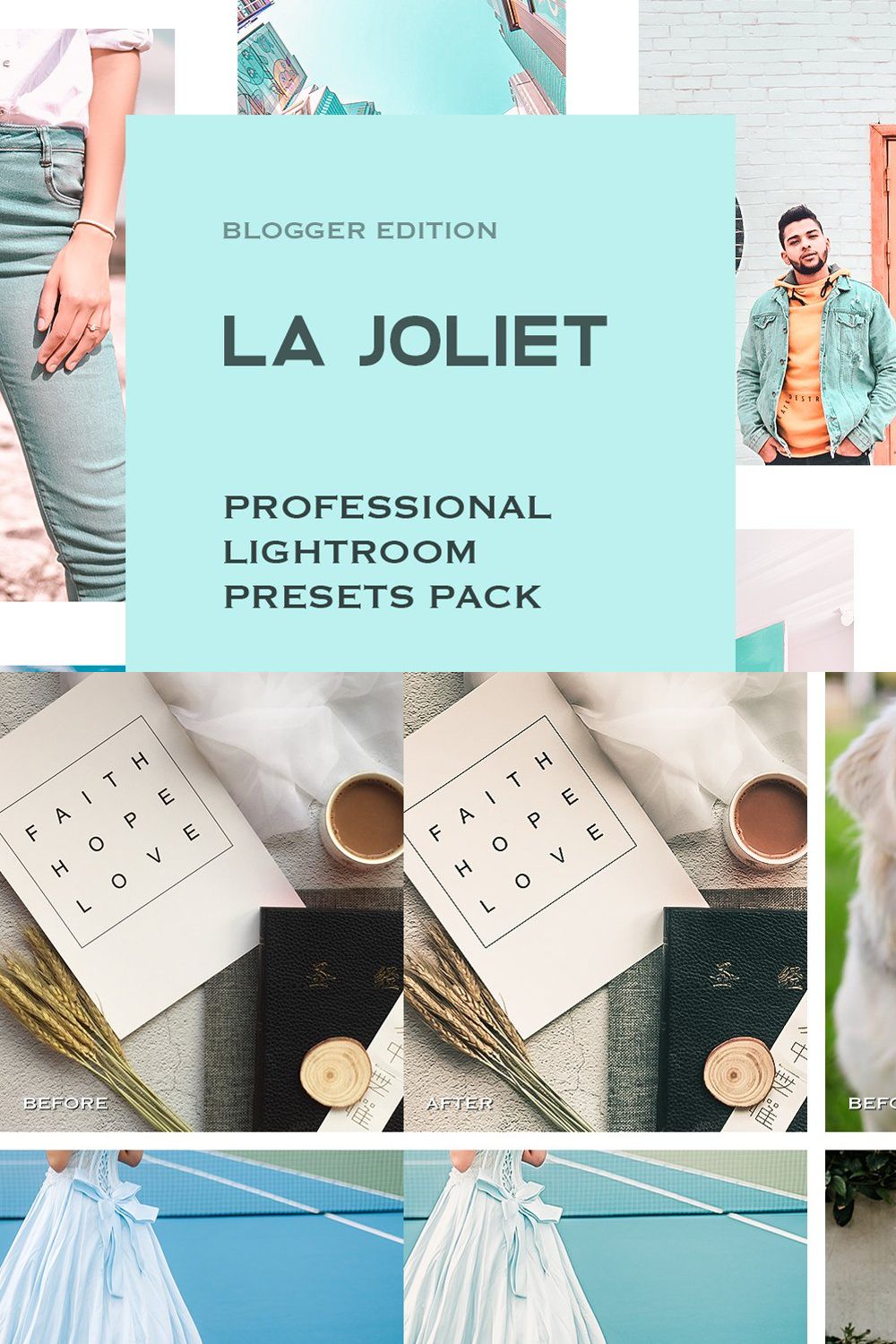 La Joliet Lightroom Presets Mobile pinterest preview image.