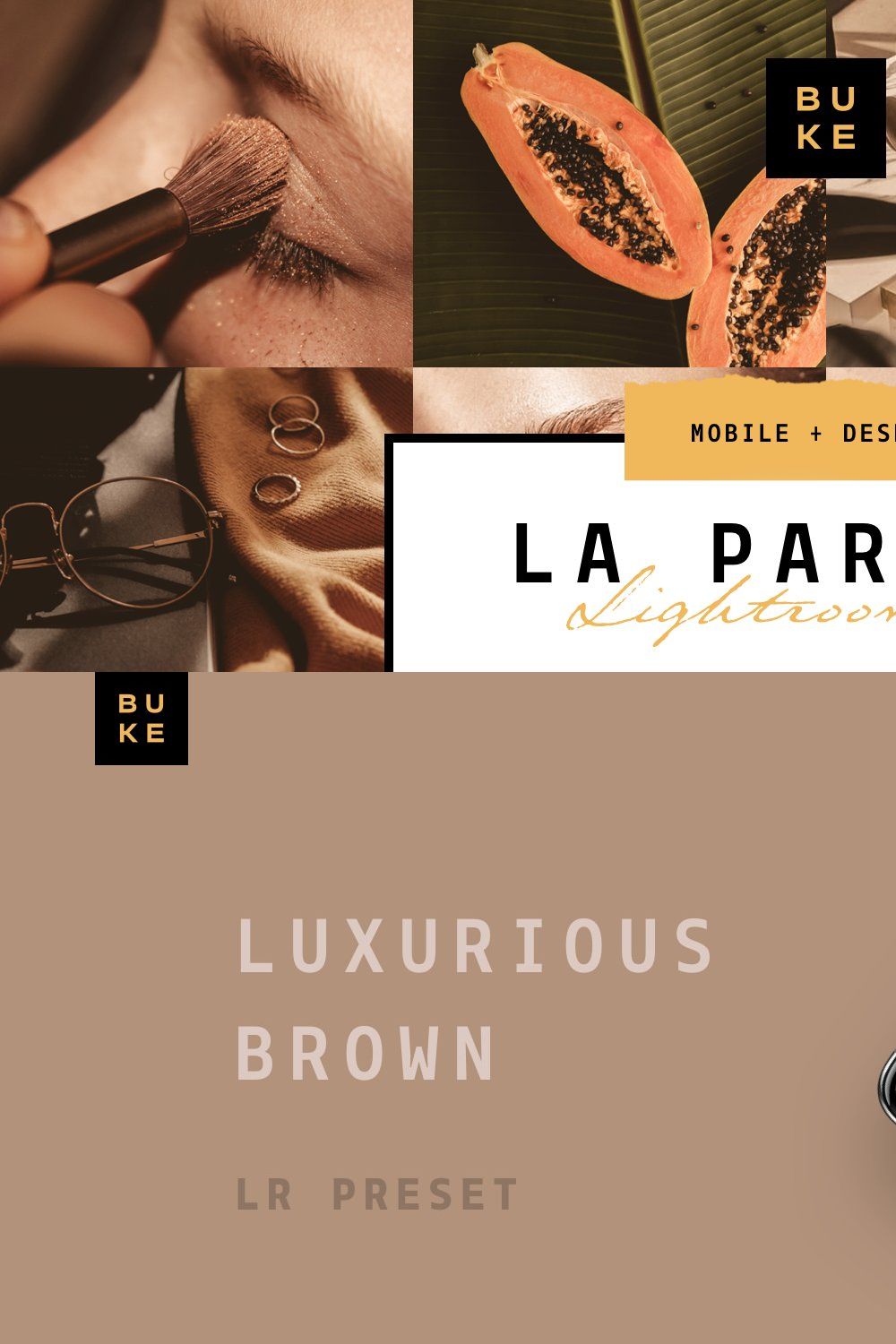 La Parisan Lightroom Preset pinterest preview image.