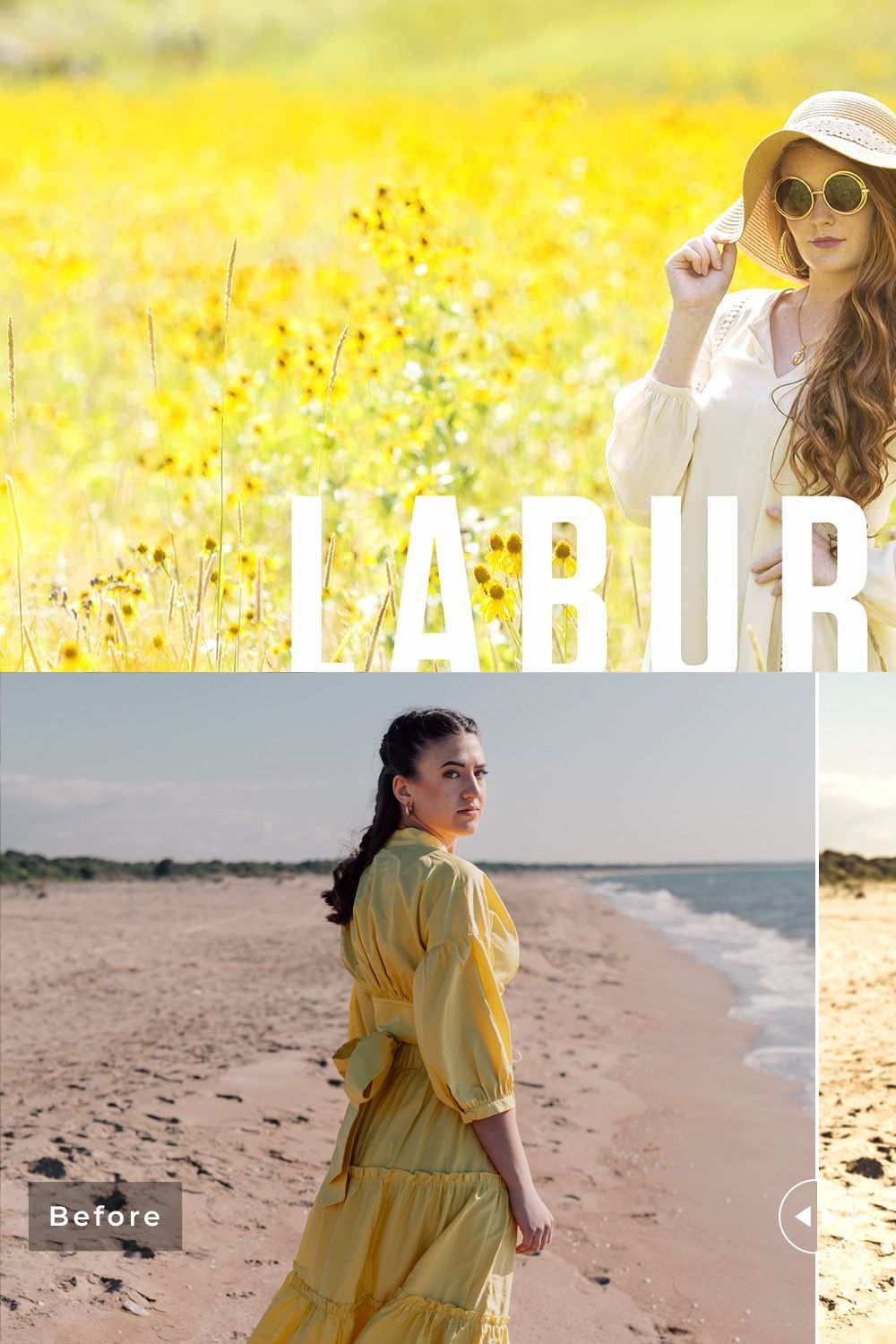 Laburnum Pro Lightroom Presets pinterest preview image.