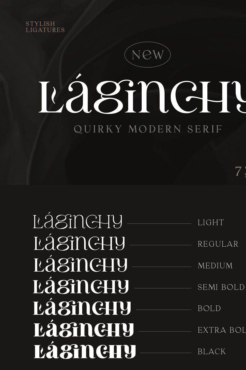 Laginchy - Quirky Serif pinterest preview image.