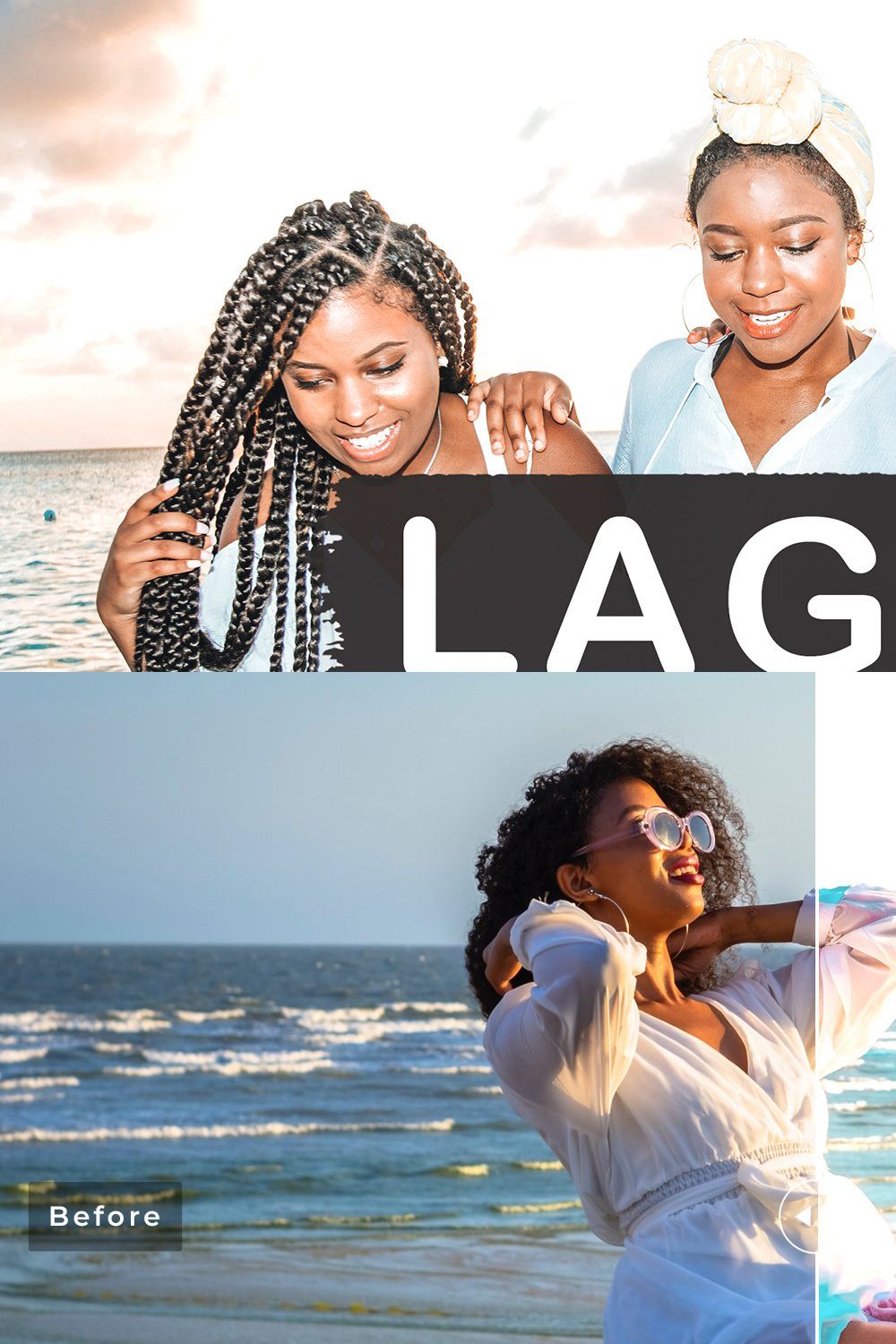 Lagos Pro Lightroom Presets V2 pinterest preview image.