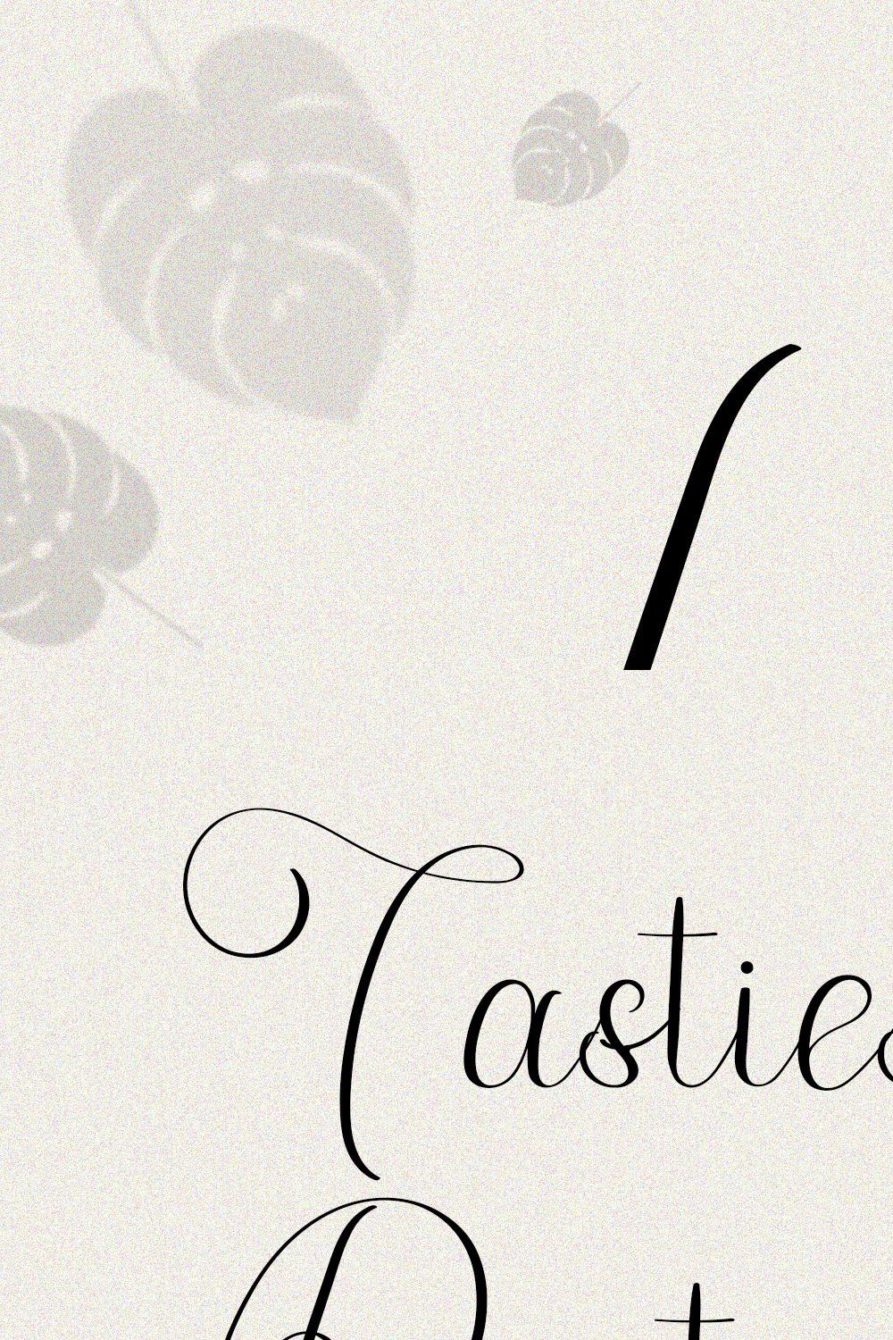 Lantby Script Fonts pinterest preview image.