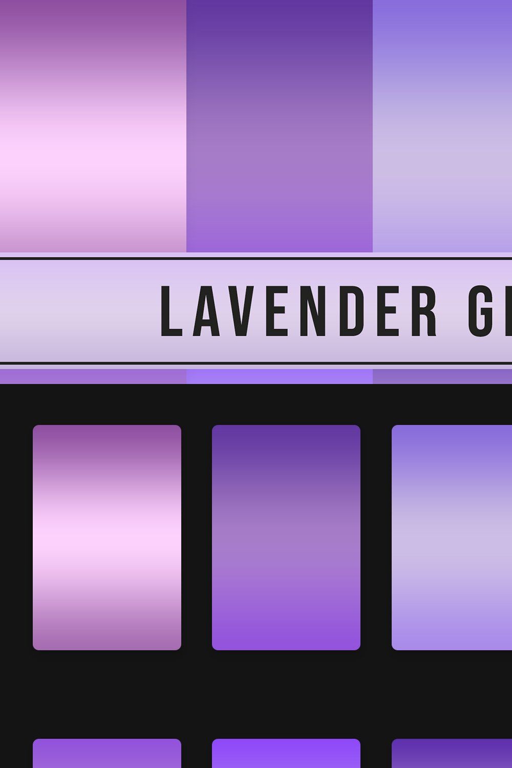 Lavender Gradients pinterest preview image.